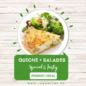 SALADE + Quiche 1/8